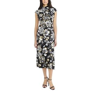 Maggy London Womens  Midi Dress, Black